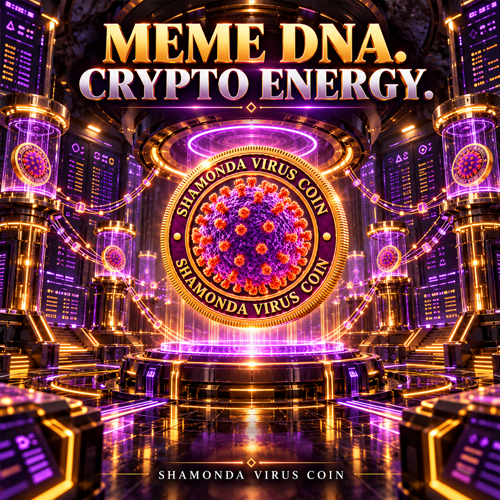 Meme DNA, crypto energy — Shamonda Virus Coin inside the digital vault